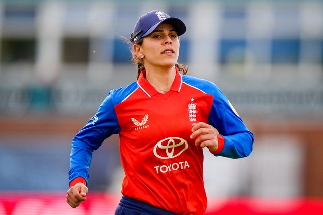 Maia Bouchier  of England during the England Women v New Zealand 1st Vitality IT20 match at The Central Co-Op County Ground, Derby, United Kingdom on 20 May 2026

(Photo by Maynard Manyowa/News Images)
