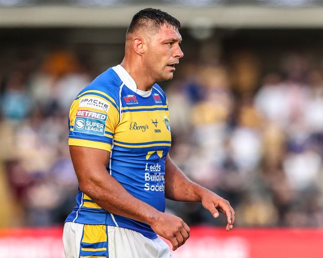 Ryan Hall of Leeds Rhinos during the Betfred Super League round 19 match Leeds Rhinos vs Salford Red Devils at Headingley Stadium, Leeds, United Kingdom, 18th July 2025

(Photo by Alfie Cosgrove/News Images)