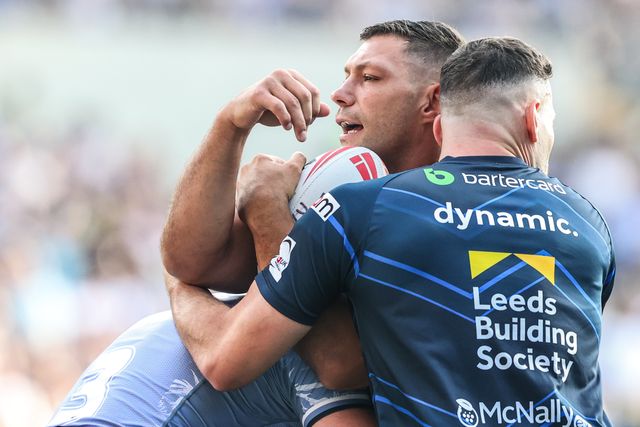 Ryan Hall of Leeds Rhinos in the pre-game warm up during the Betfred Super League round 16 match Leeds Rhinos vs Hull KR at AMT Headingley Stadium, Leeds, United Kingdom on 26 June 2026

(Photo by Alfie Cosgrove/News Images)