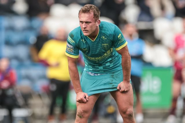 Jez Litten of Hull KR during the Betfred Super League Round 4 match Huddersfield Giants vs Hull KR at Accu Stadium, Huddersfield, United Kingdom on 08 March 2026

(Photo by Mark Cosgrove/News Images)