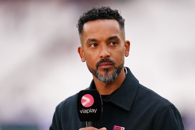Ex player and pundit Theo Walcott ahead of kick off during the Premier League match West Ham United vs Arsenal at London Stadium, London, United Kingdom on 10 May 2026

(Photo by Harvey Murphy/News Images)