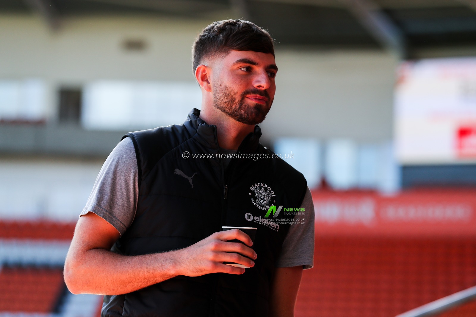 Tom Bloxham of Blackpool arrives ahead of the Sky Bet League 1 match Blackpool vs Bristol Rovers at Bloomfield Road, Blackpool, United Kingdom, 3rd May 2025

(Photo by Gareth Evans/News Images)