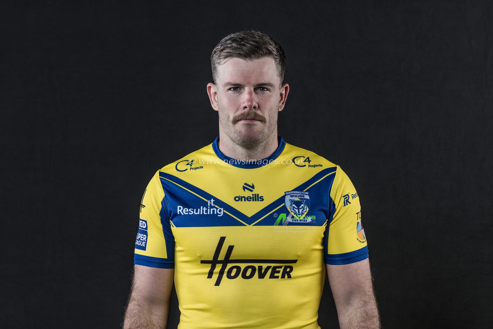 Lachlan Fitzgibbon in the Home kit during the Warrington Wolves Team media day at Warrington wolves training centre, Warrington, United Kingdom, 16th January 2025

(Photo by Craig Thomas/News Images)