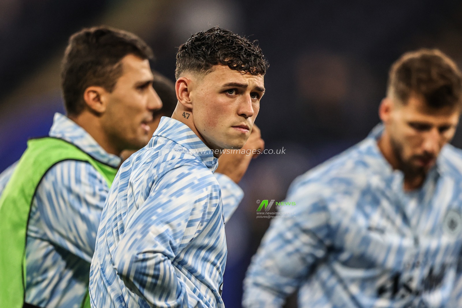 Phil Foden of Manchester City in the pregame warmup session during the UEFA Champions League 2025/26 Phase MD1 Manchester City vs Napoli League at The City of Manchester Stadium, Manchester, United Kingdom, 18th September 2025

(Photo by Alfie Cosgrove/News Images)