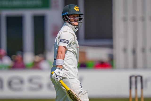 Ben Duckett of Nottinghamshire during Leicestershire County Cricket Club vs Nottinghamshire County Cricket Club in Country Cricket Division One Day 1 at Grace Road, Leicester, United Kingdom on 01 May 2026

(Photo by Maynard Manyowa/News Images)