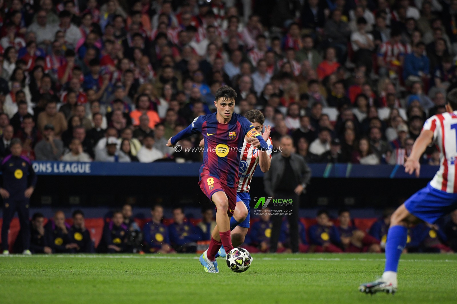 Pedri of FC Barcelona during the UEFA Champions League Quarter Finals match Atletico Madrid vs Barcelona at Riyadh Air Metropolitano, Madrid, Spain on 14 April 2026

(Photo by Samuel Carreno/News Images)