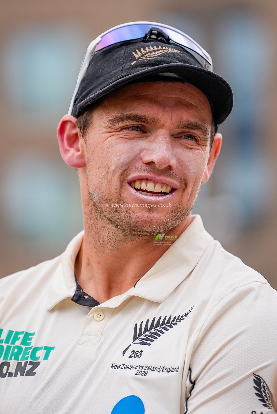 New Zealand captain Tom Latham during the post match presentations during the 3rd Rothesay Test Match Day 5 match England vs New Zealand at Trent Bridge, Nottingham, United Kingdom on 29 June 2026

(Photo by Maynard Manyowa/News Images)