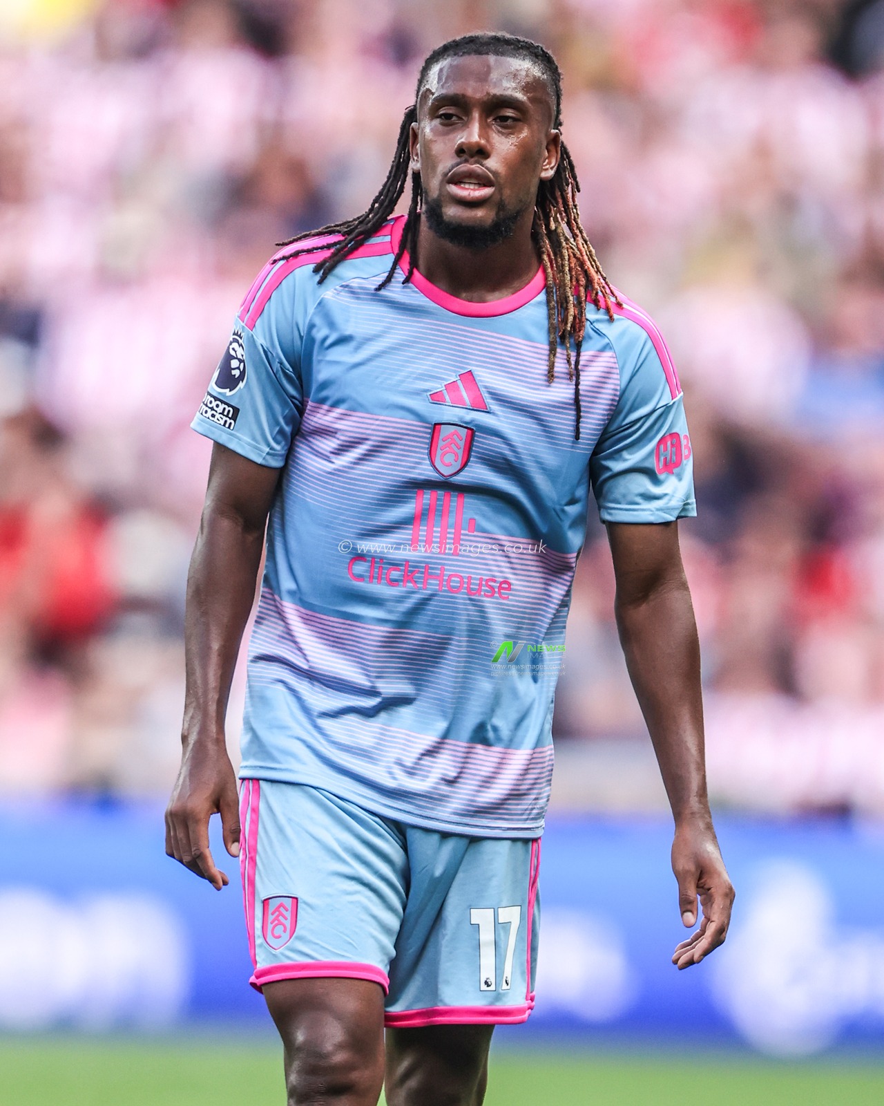 Alex Iwobi of Fulham during the Premier League match Sunderland vs Fulham at Stadium Of Light, Sunderland, United Kingdom on 30 August 2026

(Photo by Alfie Cosgrove/News Images)