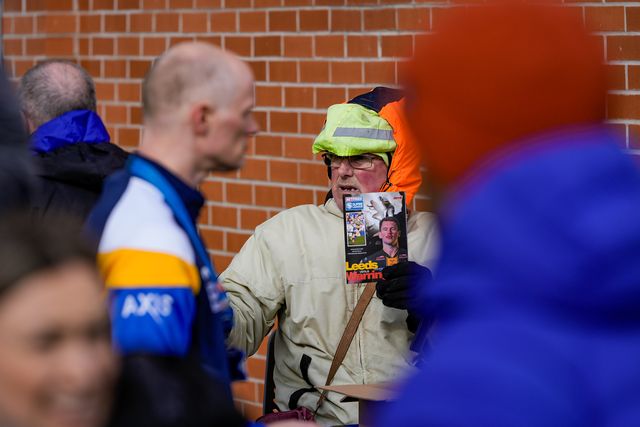 A vendor sells the match day program during the Betfred Super League round 1 match Leeds Rhinos vs Warrington Wolves at AMT Headingley Stadium, Leeds, United Kingdom on 29 March 2026

(Photo by Maynard Manyowa/News Images)