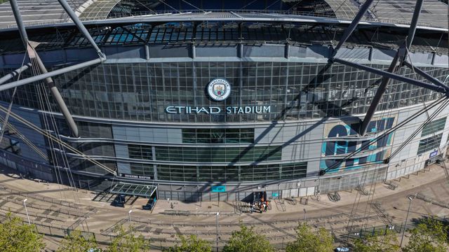 An aerial view of The Etihad Stadium during the Premier League match Manchester City vs Aston Villa at Etihad Stadium, Manchester, United Kingdom on 24 May 2026

(Photo by Mark Cosgrove/News Images)