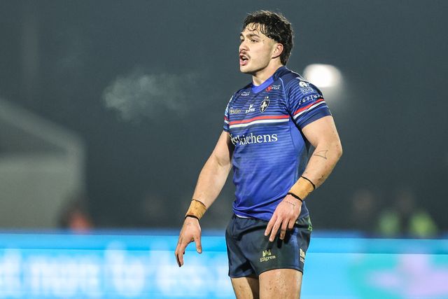 Seth Nikotemo of Wakefield Trinity in action during the Betfred Super League round 5 match Wakefield Trinity vs Leigh Leopards at DIY Kitchens Stadium, Wakefield, United Kingdom on 20 March 2026

(Photo by Alfie Cosgrove/News Images)