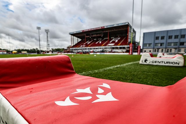 A general view of Sewell Group Craven Park ahead of the Betfred Super League round 17 match Hull KR vs Leeds Rhinos at Sewell Group Craven Park, Kingston upon Hull, United Kingdom, 6th July 2025

(Photo by Alfie Cosgrove/News Images)