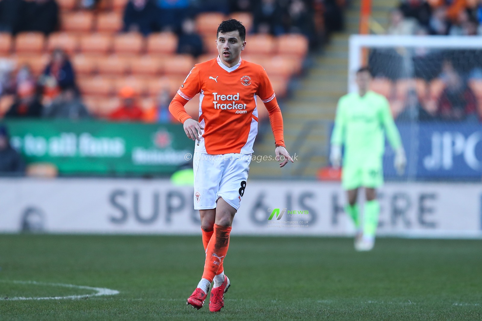 Albie Morgan of Blackpool during the Sky Bet League 1 match Blackpool vs Crawley Town at Bloomfield Road, Blackpool, United Kingdom, 22nd February 2025

(Photo by Gareth Evans/News Images)
