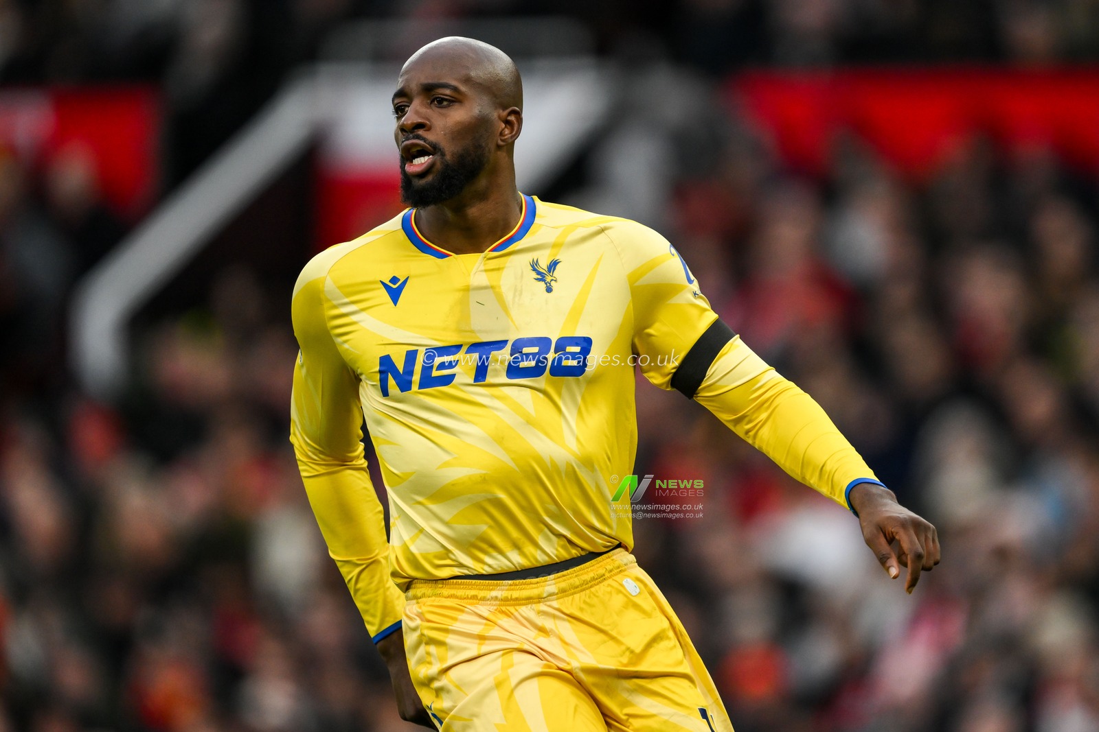 Jean-Philippe Mateta of Crystal Palace in action during the Premier League match Manchester United vs Crystal Palace at Old Trafford, Manchester, United Kingdom, 2nd February 2025

(Photo by Craig Thomas/News Images)
