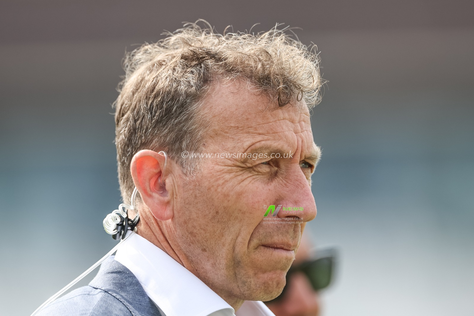 Broadcaster Mike Atherton during the 1st Rothesay Test Match Day 1 England vs India at Headingley Cricket Ground, Leeds, United Kingdom, 20th June 2025

(Photo by Mark Cosgrove/News Images)