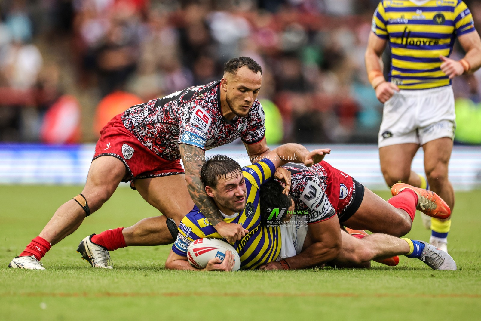 Betfred Super League round 20 Leigh Leopards v Warrington Wolves