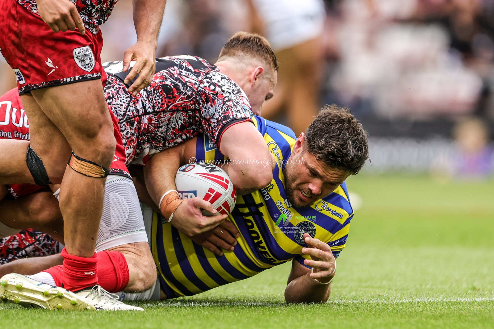 Betfred Super League round 20 Leigh Leopards v Warrington Wolves