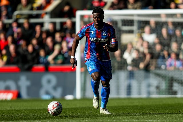 Marc Guehi of Crystal Palace runs with the ball during the Emirates FA Cup 5th Round match Crystal Palace vs Millwall at Selhurst Park, London, United Kingdom, 1st March 2025

(Photo by Izzy Poles/News Images)