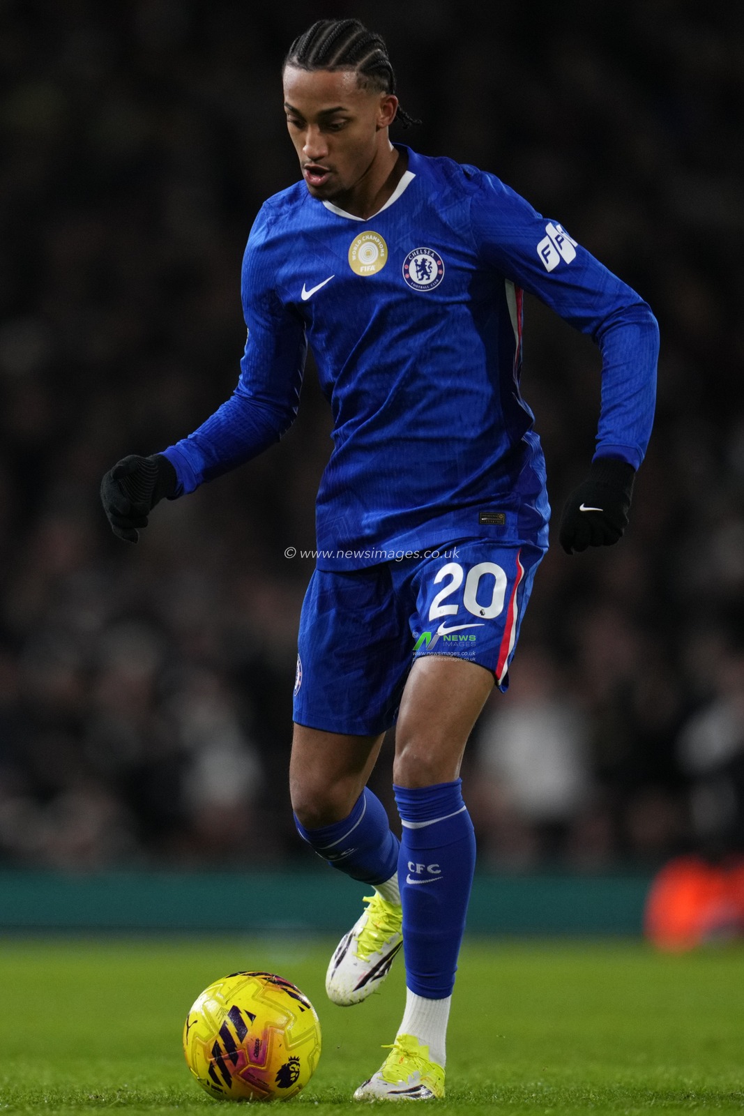 Joao Pedro of Chelsea during the Premier League match Fulham vs Chelsea at Craven Cottage, London, United Kingdom, 7th January 2026

(Photo by Harvey Murphy/News Images)

*** GER AUT SUI OUT ***