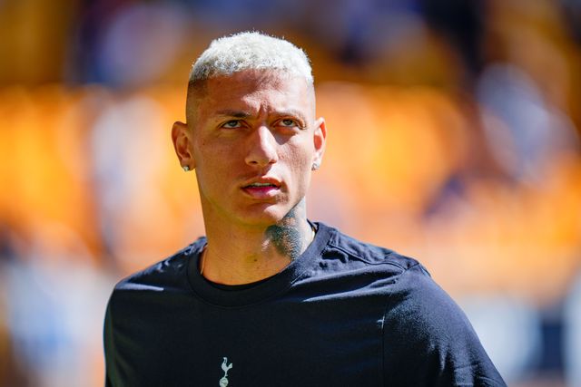 Richarlison of Tottenham Hotspur in the pregame warmup session  during the Premier League match Wolverhampton Wanderers vs Tottenham Hotspur at Molineux, Wolverhampton, United Kingdom on 25 April 2026

(Photo by Maynard Manyowa/News Images)