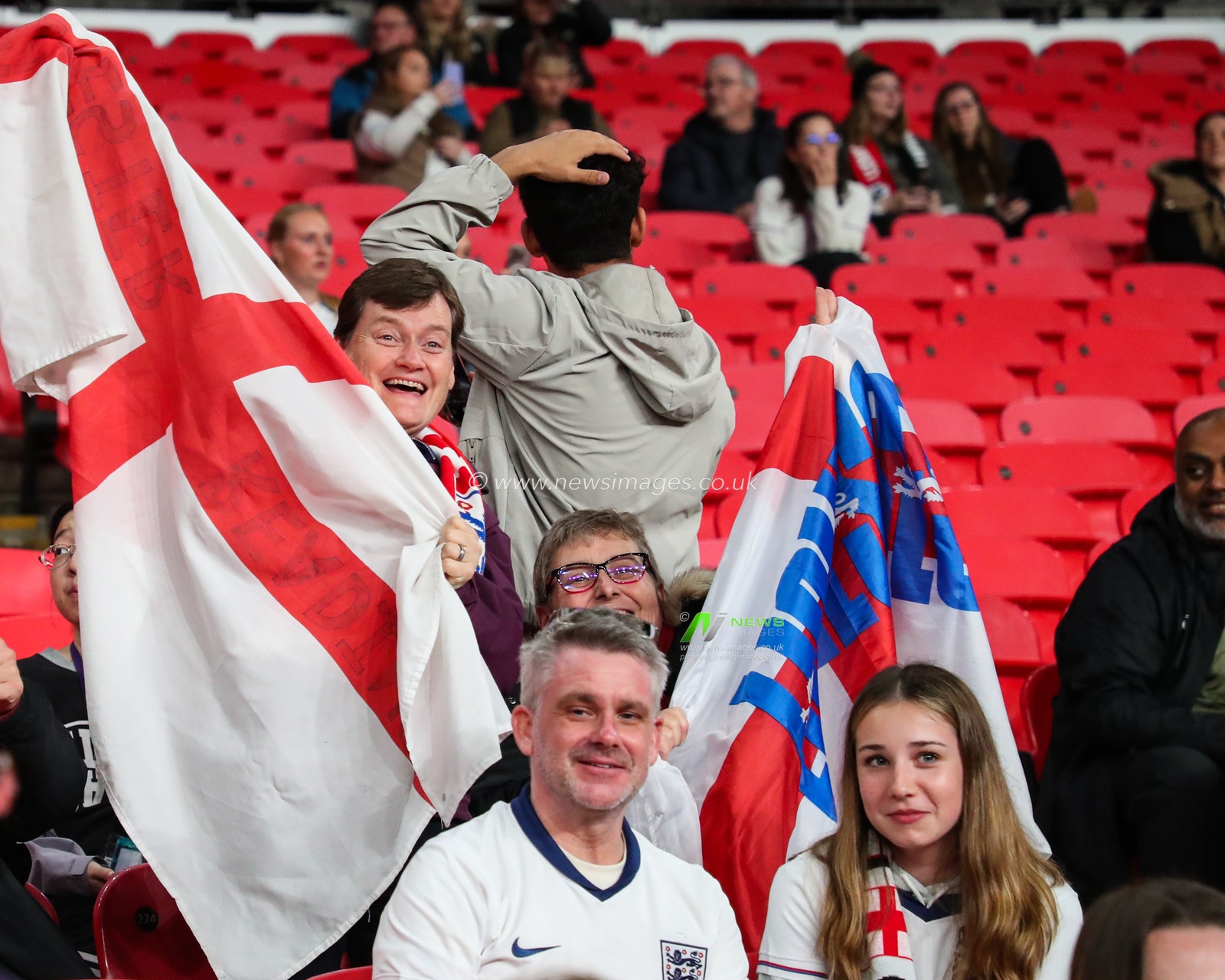 England fans during the International Friendly match England Women vs Germany Women at Wembley Stadium, London, United Kingdom, 25th October 2024

(Photo by Izzy Poles/News Images)