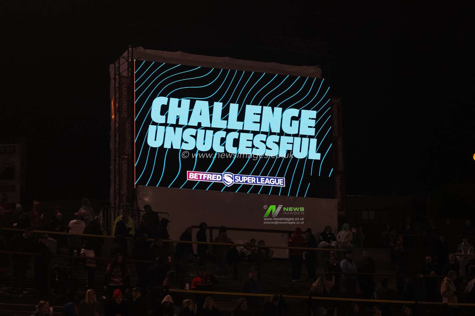 Captains challenge unsuccessful during the Betfred Super League Round 5 match Bradford Bulls vs Huddersfield Giants at Odsal Stadium, Bradford, United Kingdom on 20 March 2026

(Photo by Mark Cosgrove/News Images)