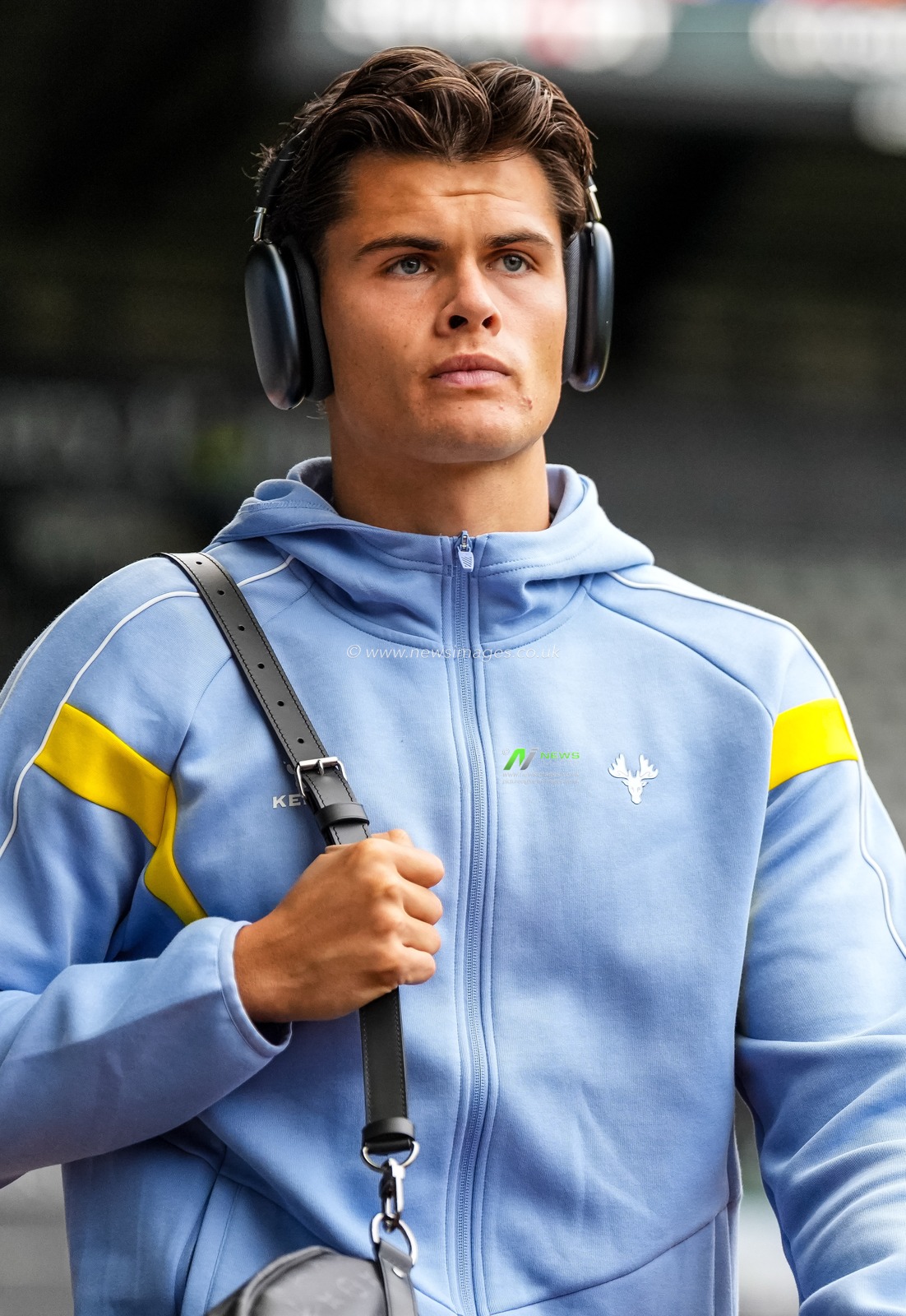 Luca Kjerrumgaard of Watford arrives at the Swansea.com Stadium ahead of  the Sky Bet Championship match Swansea City vs Watford at Swansea.com Stadium, Swansea, United Kingdom on 01 September 2026

(Photo by Andrew Lewis/News Images)