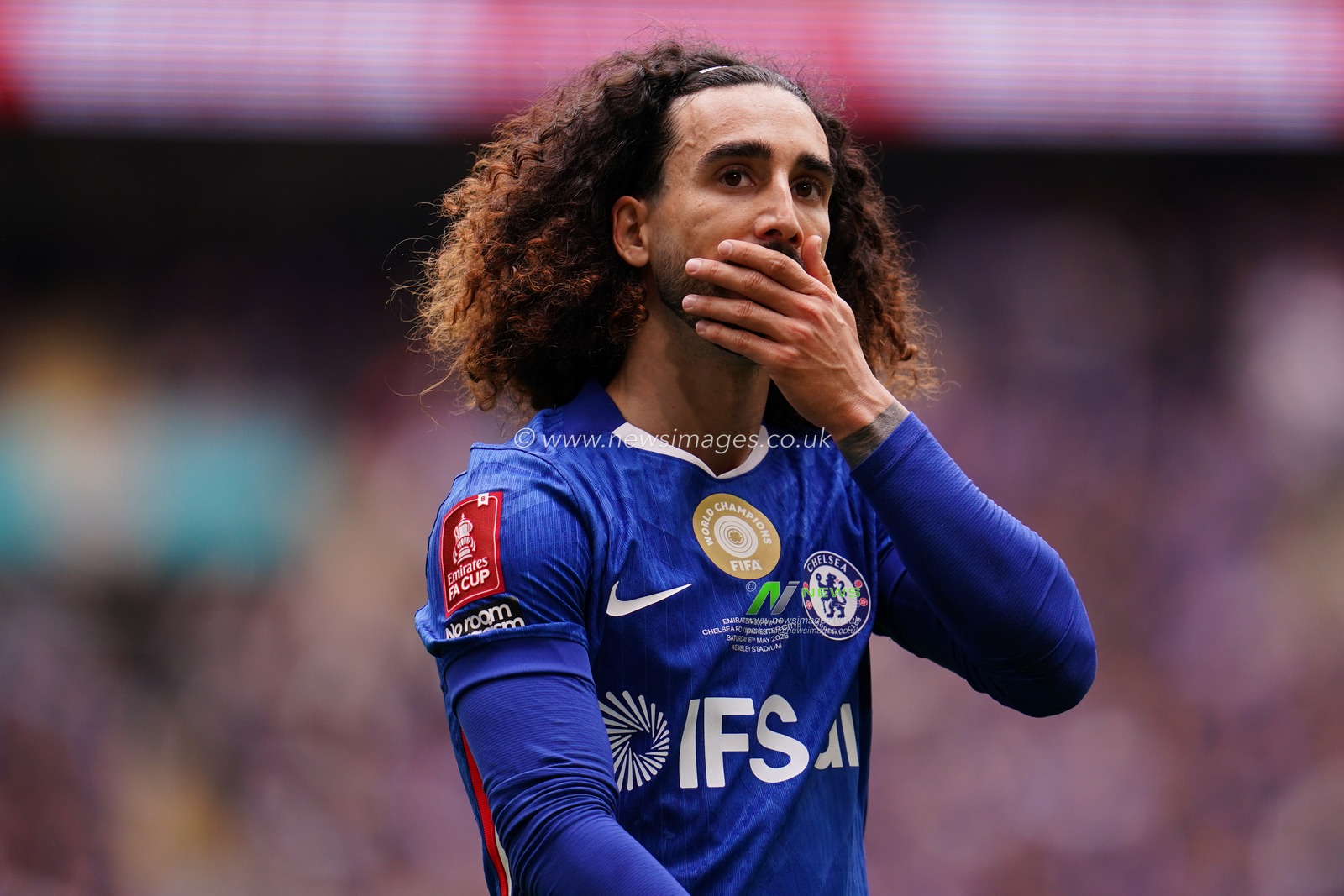 Marc Cucurella of Chelsea during the Emirates FA Cup Final match Chelsea vs Manchester City at Wembley Stadium, London, United Kingdom on 16 May 2026

(Photo by Harvey Murphy/News Images)