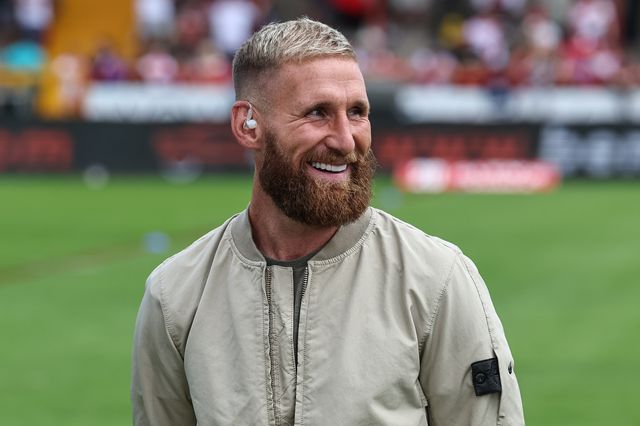 Sam Tomkins is in attendance during the Betfred Super League Round 25 match Hull KR vs Hull FC at Sewell Group Craven Park, Kingston upon Hull, United Kingdom, 7th September 2025

(Photo by Mark Cosgrove/News Images)