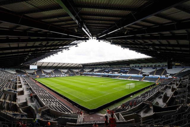 General view of the Swansea.com Stadium ahead of the Sky Bet Championship match Swansea City vs Watford at Swansea.com Stadium, Swansea, United Kingdom on 01 September 2026

(Photo by Andrew Lewis/News Images)
