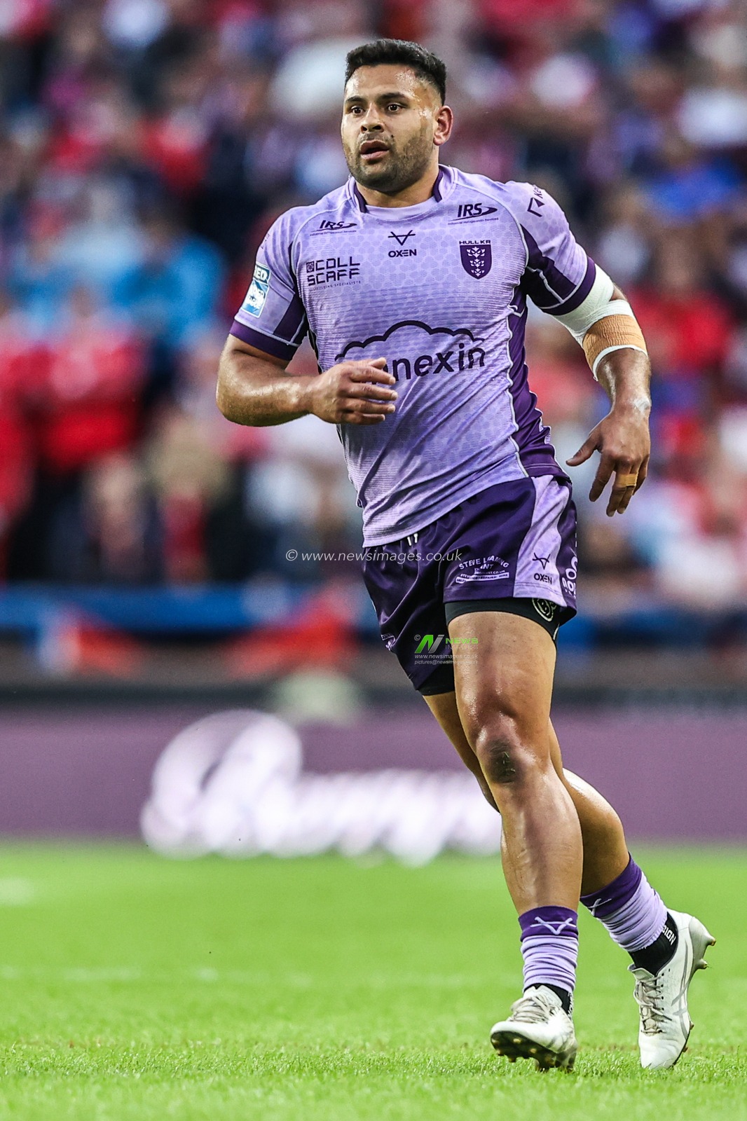 Rhyse Martin of Hull KR during the Betfred Super League round 23 match Leeds Rhinos vs Hull KR at Headingley Stadium, Leeds, United Kingdom, 21st August 2025

(Photo by Alfie Cosgrove/News Images)