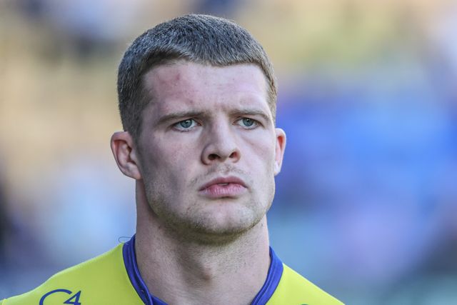 Jake Thewlis of Warrington Wolves in the pre-game warm up during the Betfred Super League Round 22 match Warrington Wolves vs Catalans Dragons at Halliwell Jones Stadium, Warrington, United Kingdom, 14th August 2025

(Photo by Alfie Cosgrove/News Images)