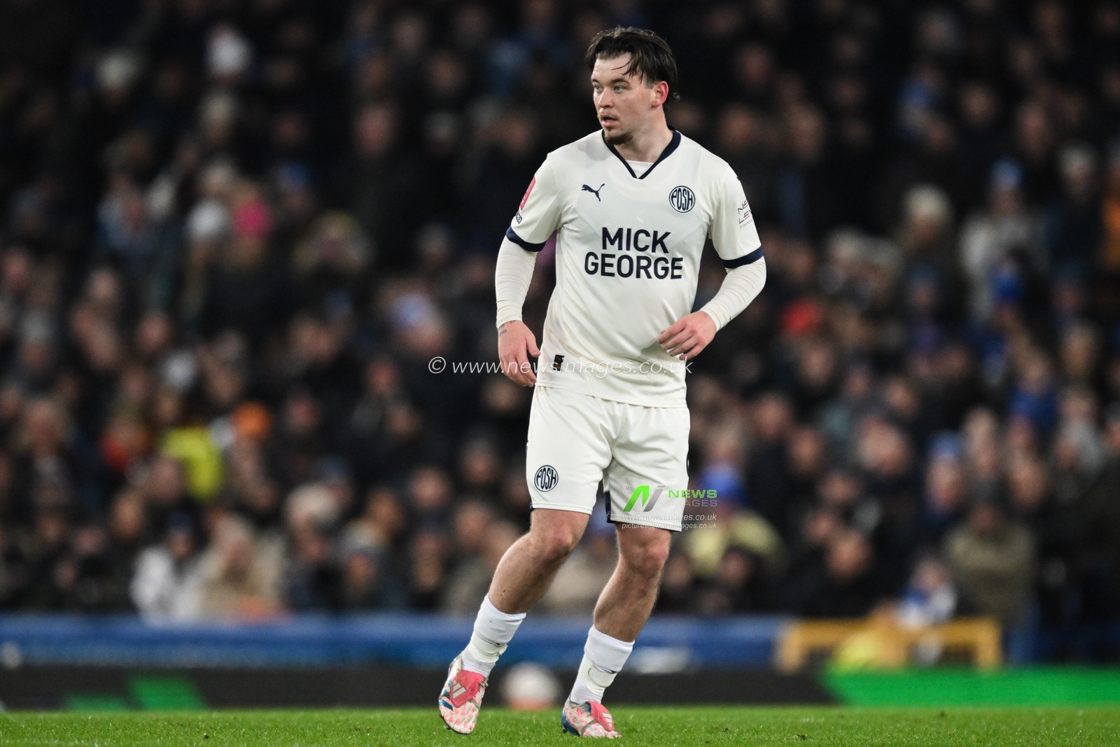 Chris Conn-Clarke of Peterborough United during the Emirates FA Cup 3rd Round match Everton vs Peterborough United at Goodison Park, Liverpool, United Kingdom, 9th January 2025

(Photo by Craig Thomas/News Images)