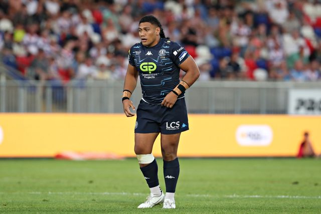 Patrick Mago of Wigan Warriors during the Betfred Super League round 15 match Wakefield Trinity vs Wigan Warriors at DIY Kitchens Stadium, Wakefield, United Kingdom, 20th June 2025

(Photo by Sam Eaden/News Images)