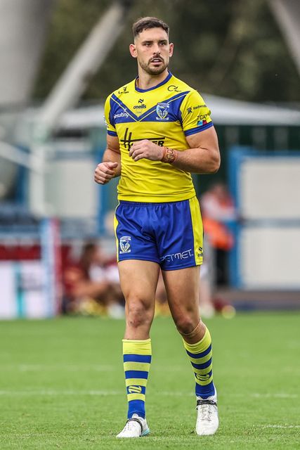 Ryan Matterson of Warrington Wolves during the Betfred Super League Round 23 match Huddersfield Giants vs Warrington Wolves at Accu Stadium, Huddersfield, United Kingdom, 24th August 2025

(Photo by Alfie Cosgrove/News Images)