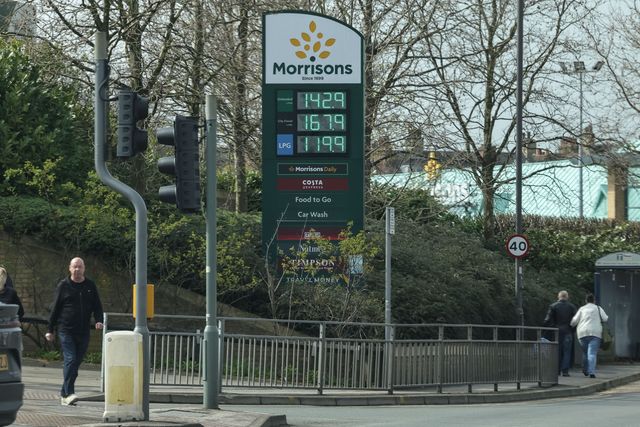 At the Morrisons supermarket forecourt in Barnsley on Friday 27 March 2026, fuel prices stand at a competitive 142.9 pence per litre for unleaded petrol and 167.9 pence per litre for diesel. These rates are among the lowest in the area, undercutting several nearby stations where motorists are currently paying around 10 to 17 pence more per litre on unleaded and up to 17 to 27 pence extra on diesel, making Morrisons one of the most affordable options for drivers in Barnsley today. Morrisons fuel, Barnsley, United Kingdom on 27 March 2026

(Photo by Mark Cosgrove/News Images)

