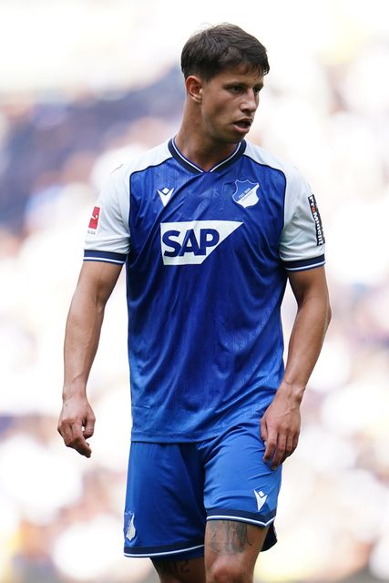 Adam Hlozek of Hoffenheim during the pre-season friendly match Tottenham Hotspur vs Hoffenheim at Tottenham Hotspur Stadium, London, United Kingdom on 15 August 2026

(Photo by Harvey Murphy/News Images)