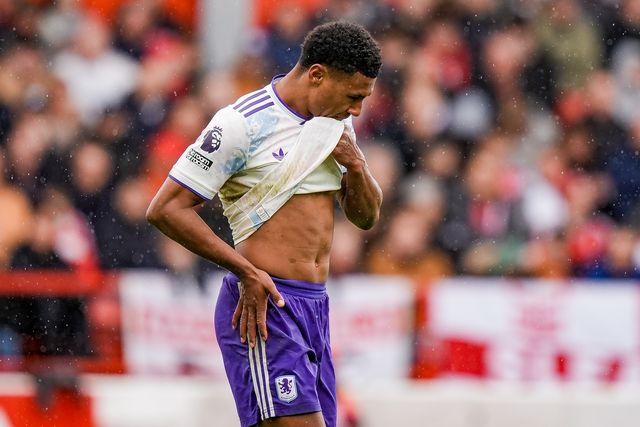 Ollie Watkins of Aston Villa makes a run with the ball  during the Premier League match Nottingham Forest vs Aston Villa at City Ground, Nottingham, United Kingdom on 12 April 2026

(Photo by Maynard Manyowa/News Images)