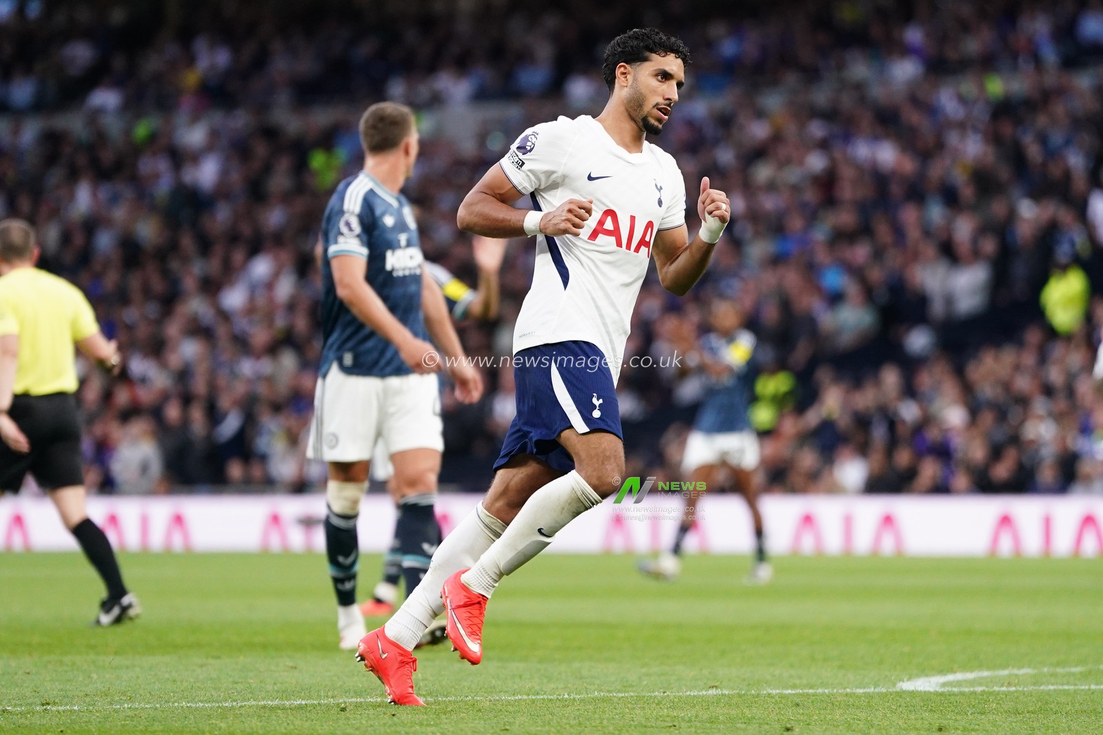 Omar Marmoush of Tottenham Hotspur during the Premier League match Tottenham Hotspur vs Newcastle Untied at Tottenham Hotspur Stadium, London, United Kingdom on 29 August 2026

(Photo by Harvey Murphy/News Images)