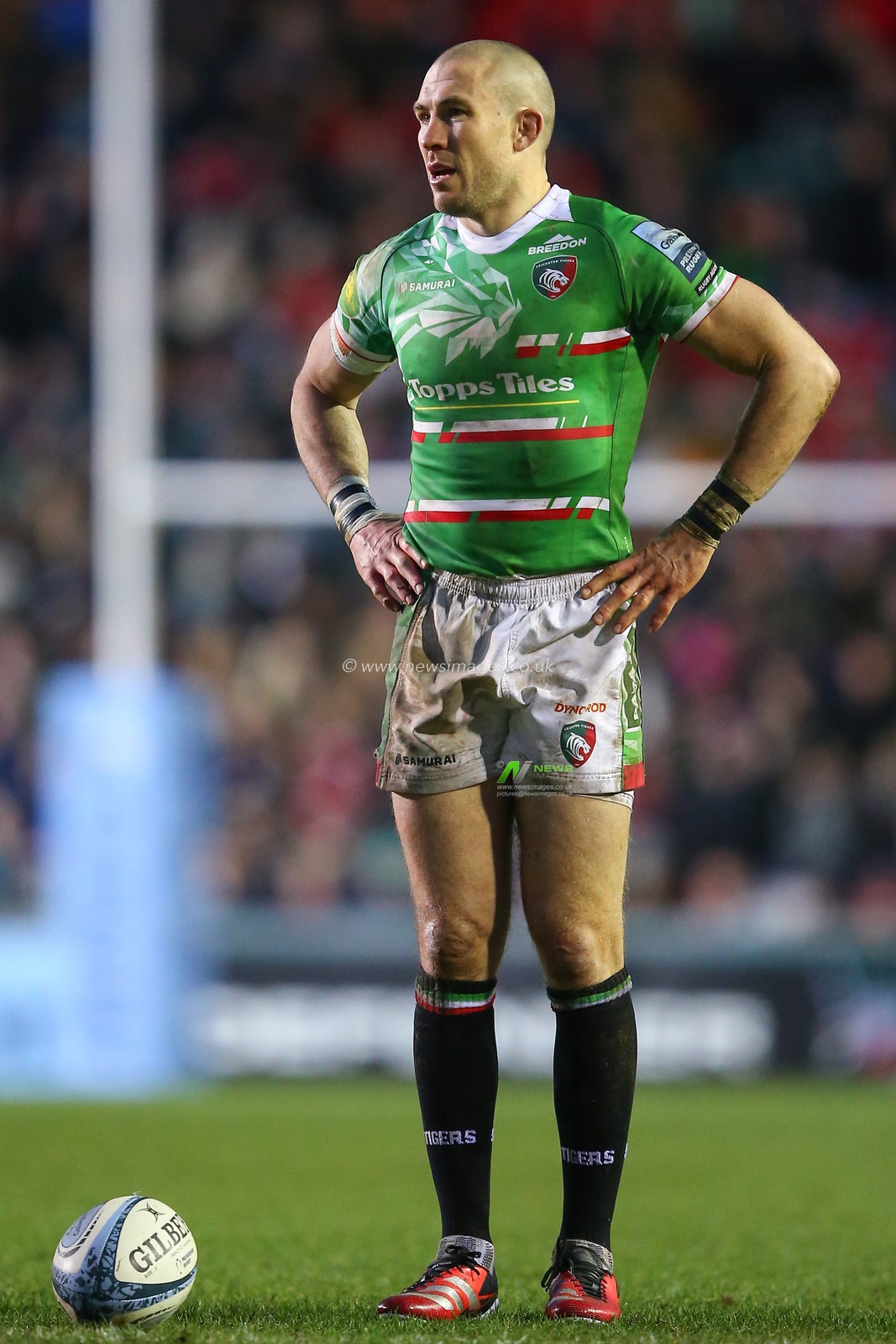 Mike Brown of Leicester Tigers during the Gallagher Premiership match Leicester Tigers vs Bath Rugby at Welford Road, Leicester, United Kingdom, 31st December 2023

(Photo by Gareth Evans/News Images)