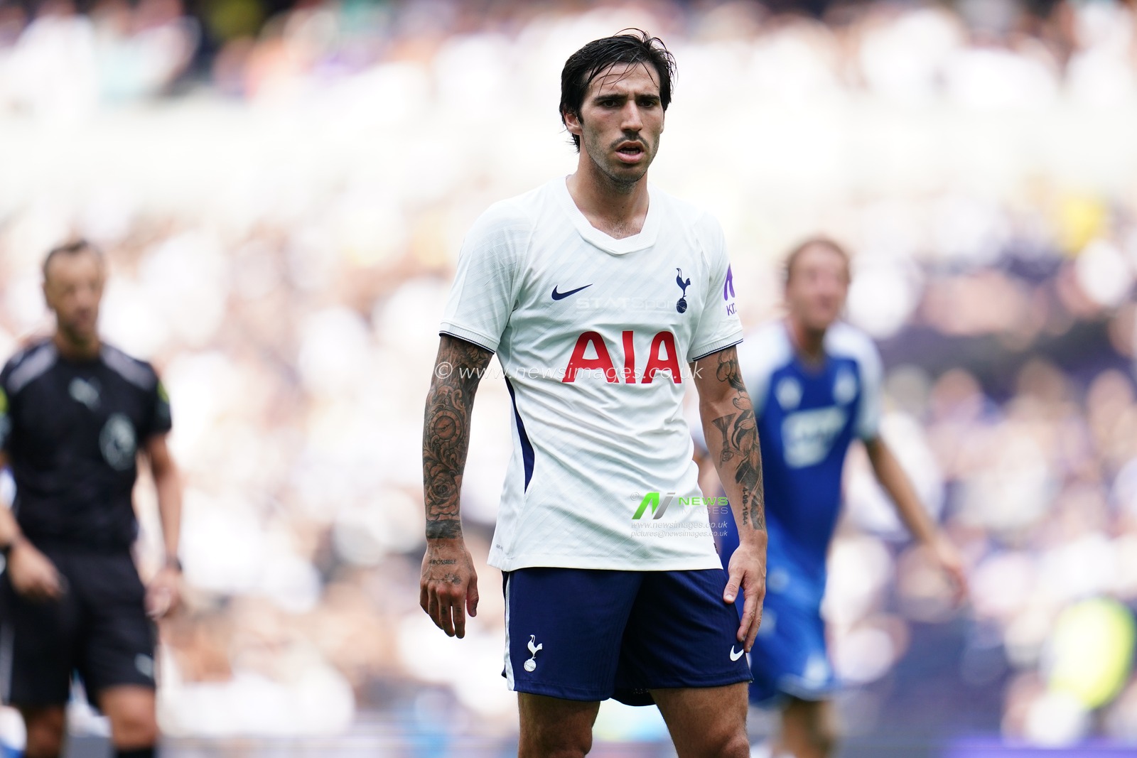 Sandro Tonali of Tottenham Hotspur during the pre-season friendly match Tottenham Hotspur vs Hoffenheim at Tottenham Hotspur Stadium, London, United Kingdom on 15 August 2026

(Photo by Harvey Murphy/News Images)