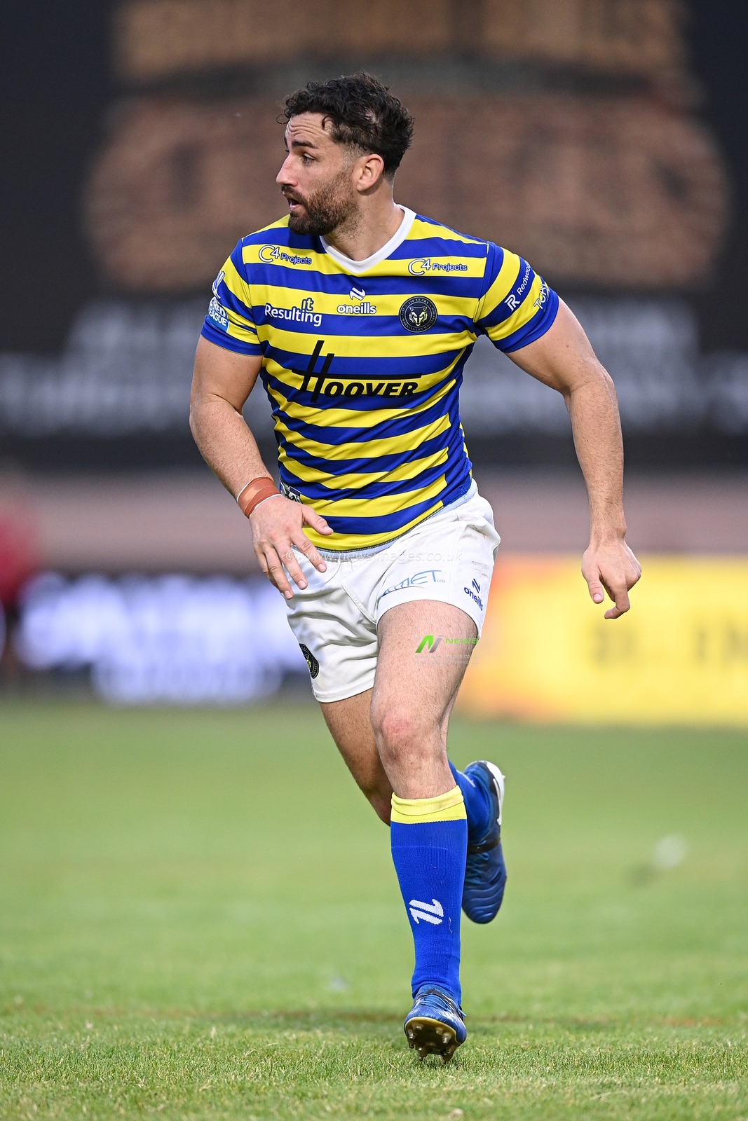 Toby King of Warrington Wolves during the Betfred Super League round 22 match Bradford Bulls vs Warrington Wolves at Odsal Stadium, Bradford, United Kingdom on 08 August 2026

(Photo by Ben Roberts/News Images)