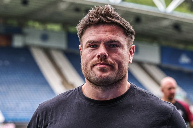 Joe Philbin of Warrington Wolves arrives during the Betfred Super League round 10 match Huddersfield Giants vs Warrington Wolves at Accu Stadium, Huddersfield, United Kingdom on 02 May 2026

(Photo by Alfie Cosgrove/News Images)