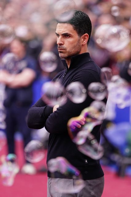Mikel Arteta manager of Arsenal during the Premier League match West Ham United vs Arsenal at London Stadium, London, United Kingdom on 10 May 2026

(Photo by Harvey Murphy/News Images)