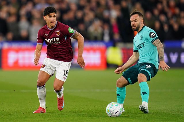 during the Premier League match West Ham United vs Wolverhampton Wanderers at London Stadium, London, United Kingdom on 10 April 2026

(Photo by Harvey Murphy/News Images)