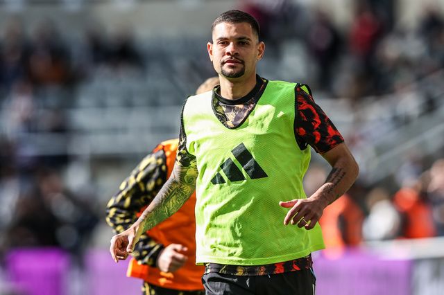 Bruno Guimaraes of Newcastle United in the pregame warmup session during the Premier League match Newcastle Untied vs West Ham United at St. James's Park, Newcastle, United Kingdom on 17 May 2026

(Photo by Alfie Cosgrove/News Images)
