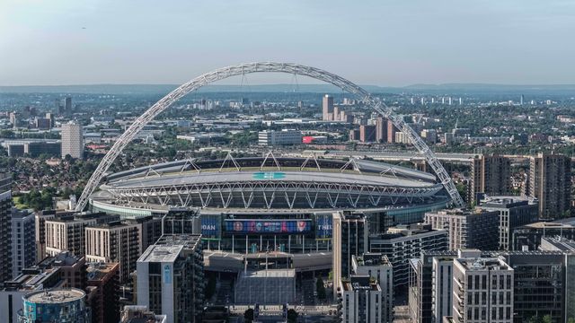 An Aerial view of Wembley Stadium during the Betfred Challenge Cup Final match Wigan Warriors vs Hull KR at Wembley Stadium, London, United Kingdom on 30 May 2026

(Photo by Mark Cosgrove/News Images)
