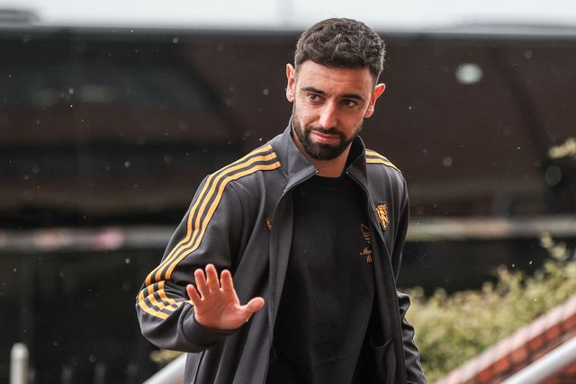 Bruno Fernandes of Manchester United arrives during the Premier League match Sunderland vs Manchester United at Stadium Of Light, Sunderland, United Kingdom on 09 May 2026

(Photo by Alfie Cosgrove/News Images)