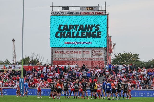 Captains Challenge during the Betfred Super League Round 25 match Hull KR vs Hull FC at Sewell Group Craven Park, Kingston upon Hull, United Kingdom, 7th September 2025

(Photo by Mark Cosgrove/News Images)
