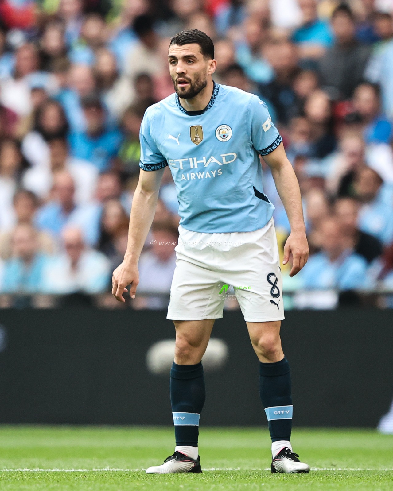 Mateo KovaÄiÄ‡ of Manchester City during the Emirates FA Cup Semi-Final match Nottingham Forest vs Manchester City at Wembley Stadium, London, United Kingdom, 26th April 2025

(Photo by Alfie Cosgrove/News Images)